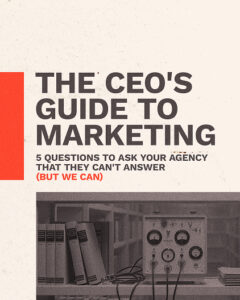 Article the CEO's guide to marketing